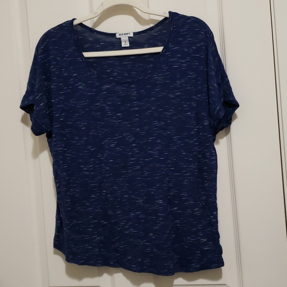 Marled knit top